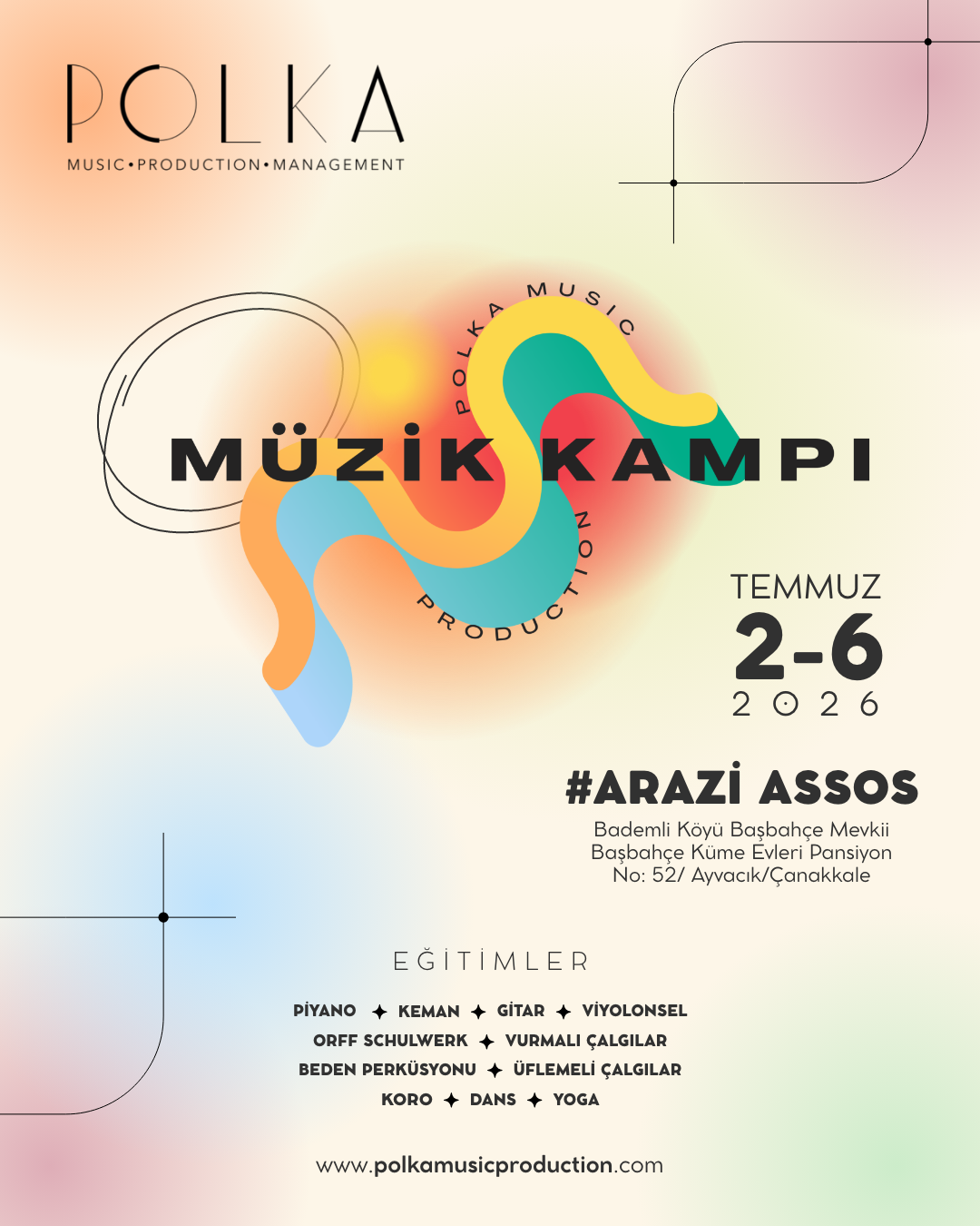 müzik kampı afiş